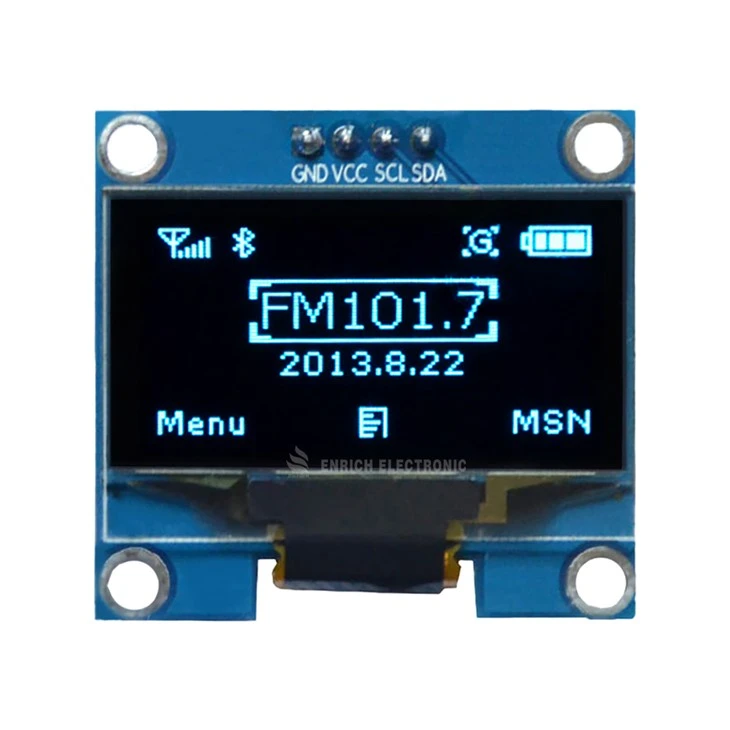 1.3 Oled 128x64 I2C interfeisa OLED ekrāns