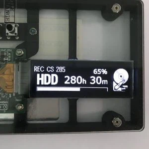 2,1 collas 256 * 64 OLED displejs