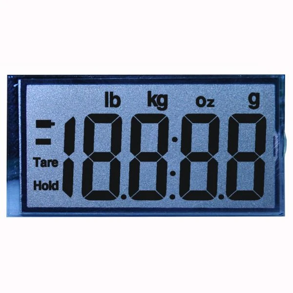 7 segmentu displejs TN pozitīvs LCD 16 pin LCD ekrāni
