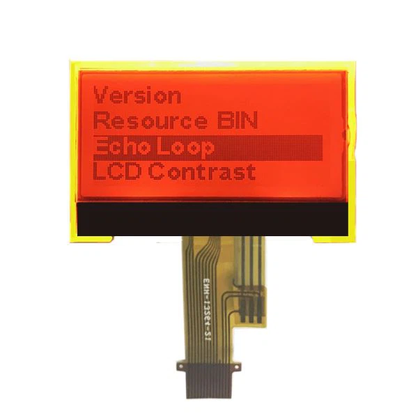 Grafisks LCD 128X64 ar oranžu un zilu fona apgaismojumu