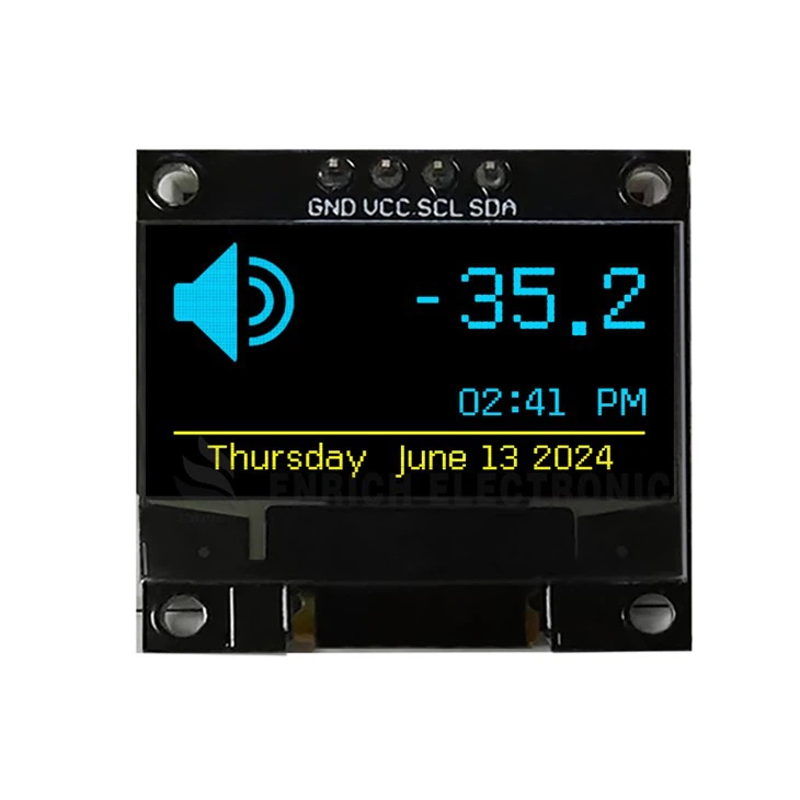 0.96 Inch OLED Display Module I2C Interface